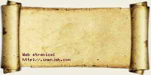 Hana Terzić vizit kartica